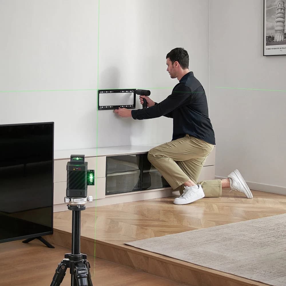 متر لیزری هوشمند شیائومی مدل Hoto Laser Level 3*360 QWFGJ002 — تصویر ۳