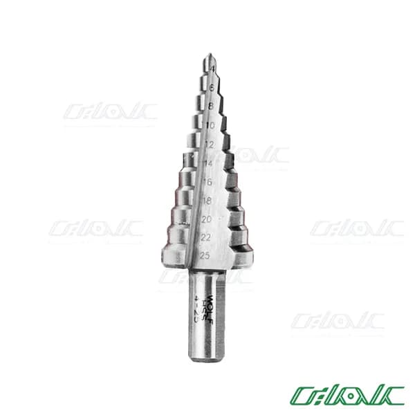 مته کاجی مخروطی ولف سایز 25-4
