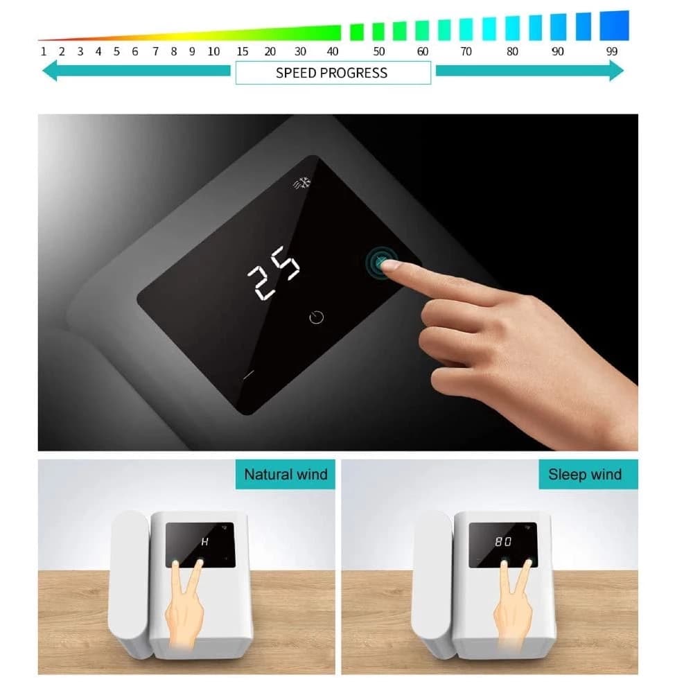 کولر سلولوزی میکروهو مدل Microhoo Personal Mini Air Conditioning Fan MH01R — تصویر ۲