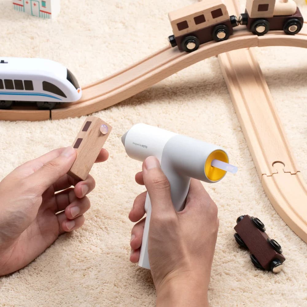 دستگاه چسب حرارتی شارژی شیائومی مدل Hoto Easyflow Glue Gun Auto Dispensing QWRJQ002 — تصویر ۴