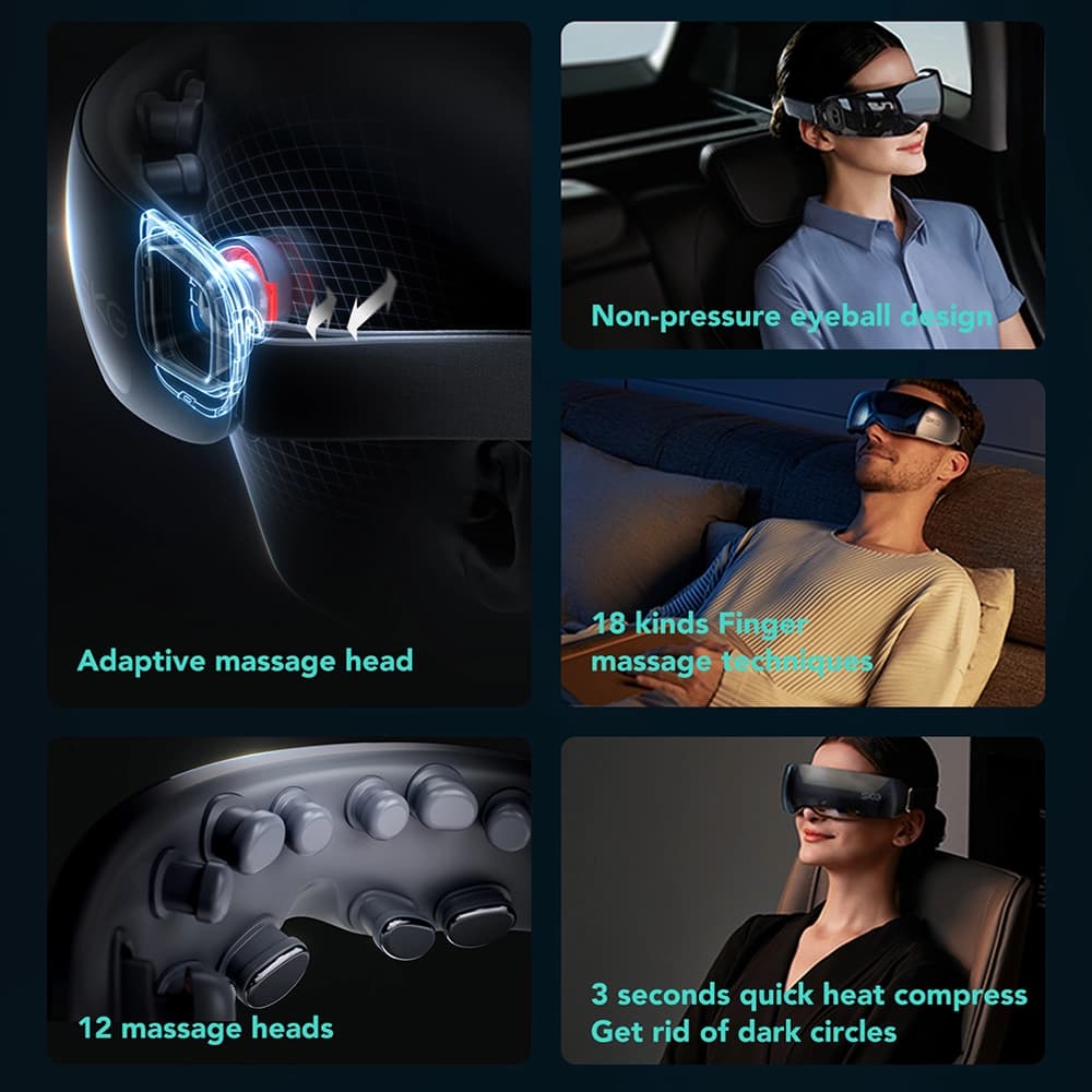 ماساژور چشم شیائومی مدل SKG 2-IN-1 Vibration Heated Eye Massager E7 — تصویر ۳