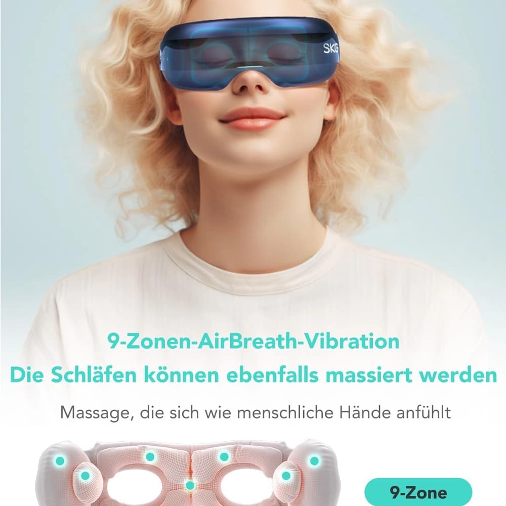 ماساژور چشم شیائومی مدل SKG Eye Massager with Vision Window E3 Pro‏ — تصویر ۴