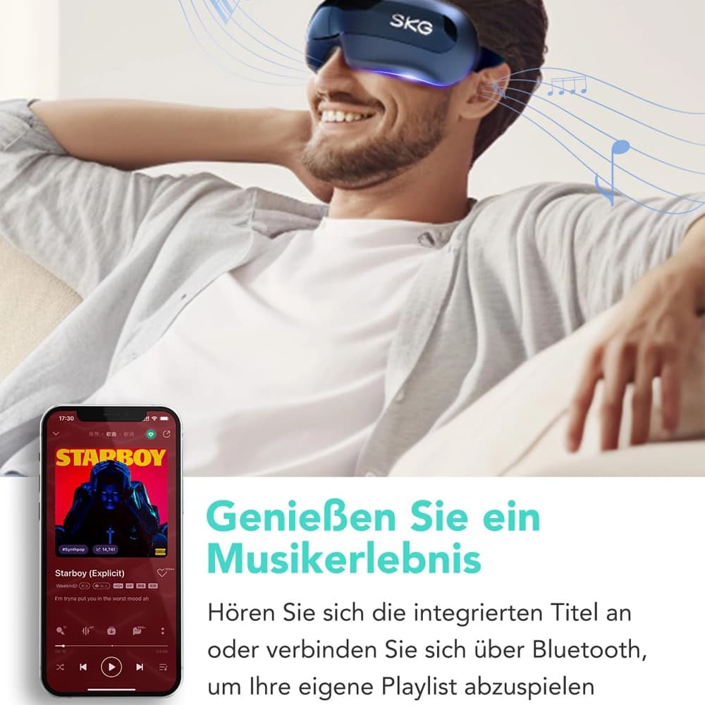 ماساژور چشم شیائومی مدل SKG Eye Massager with Vision Window E3 Pro‏ — تصویر ۵