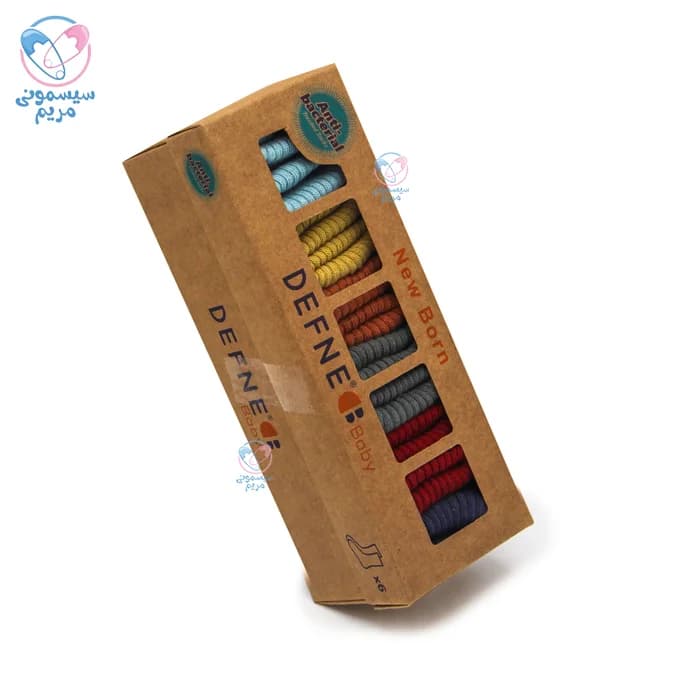 پک جوراب شش عددی دفنه بیبی Defne Baby 0123 — تصویر ۲