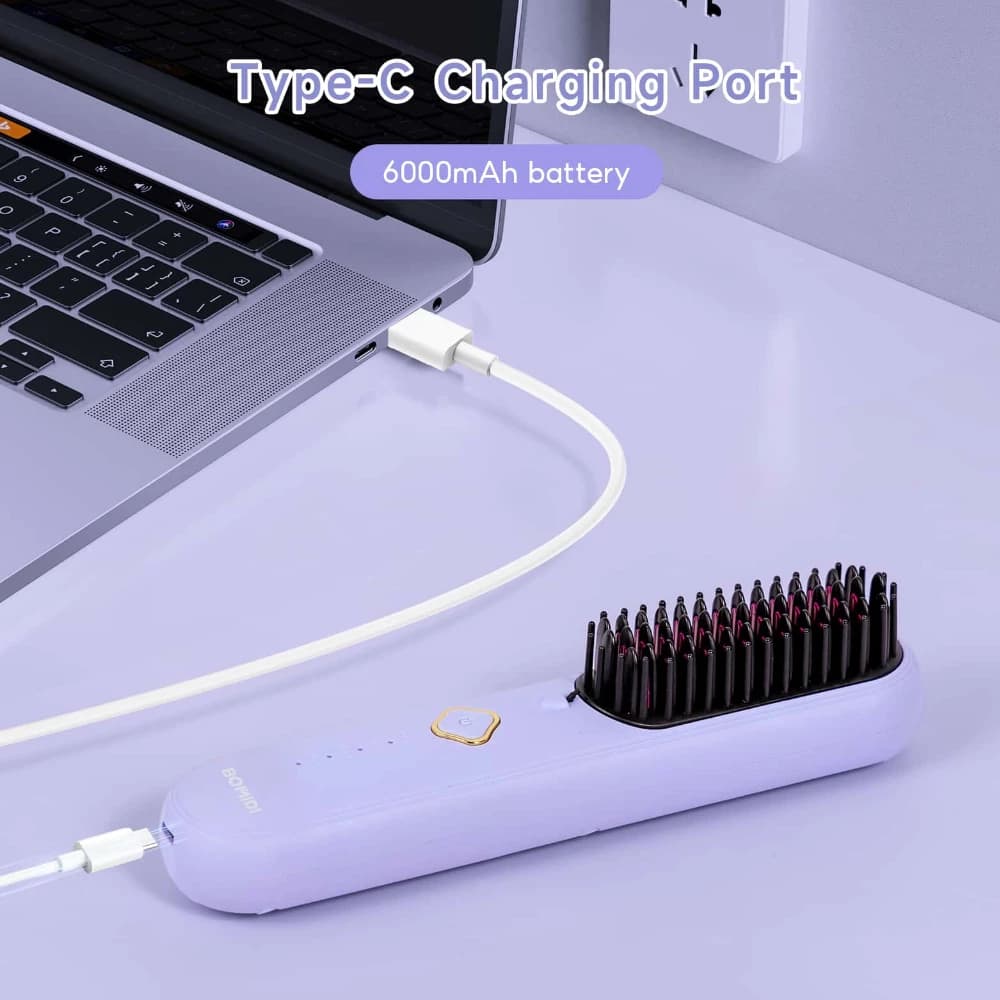 برس حرارتی شیائومی مدل Bomidi Wireless Hair Straightener HB2 — تصویر ۴