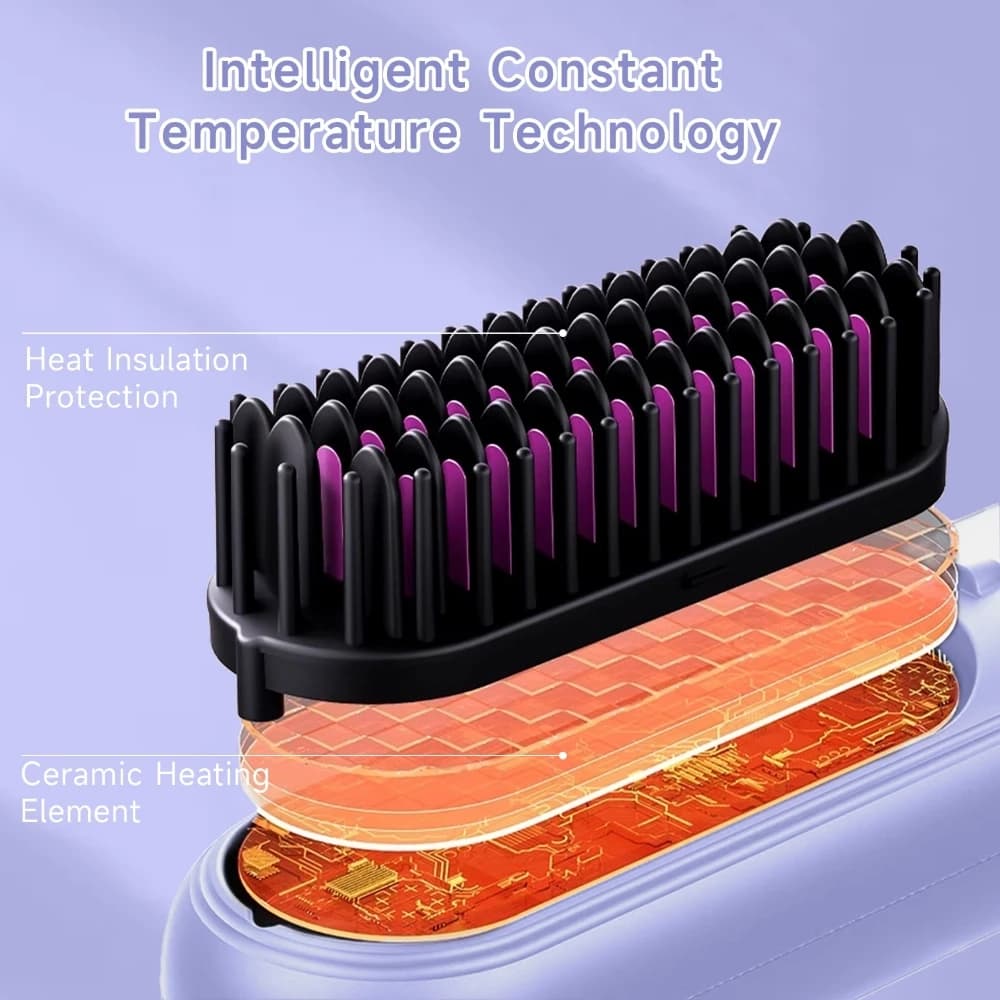 برس حرارتی شیائومی مدل Bomidi Wireless Hair Straightener HB2 — تصویر ۶
