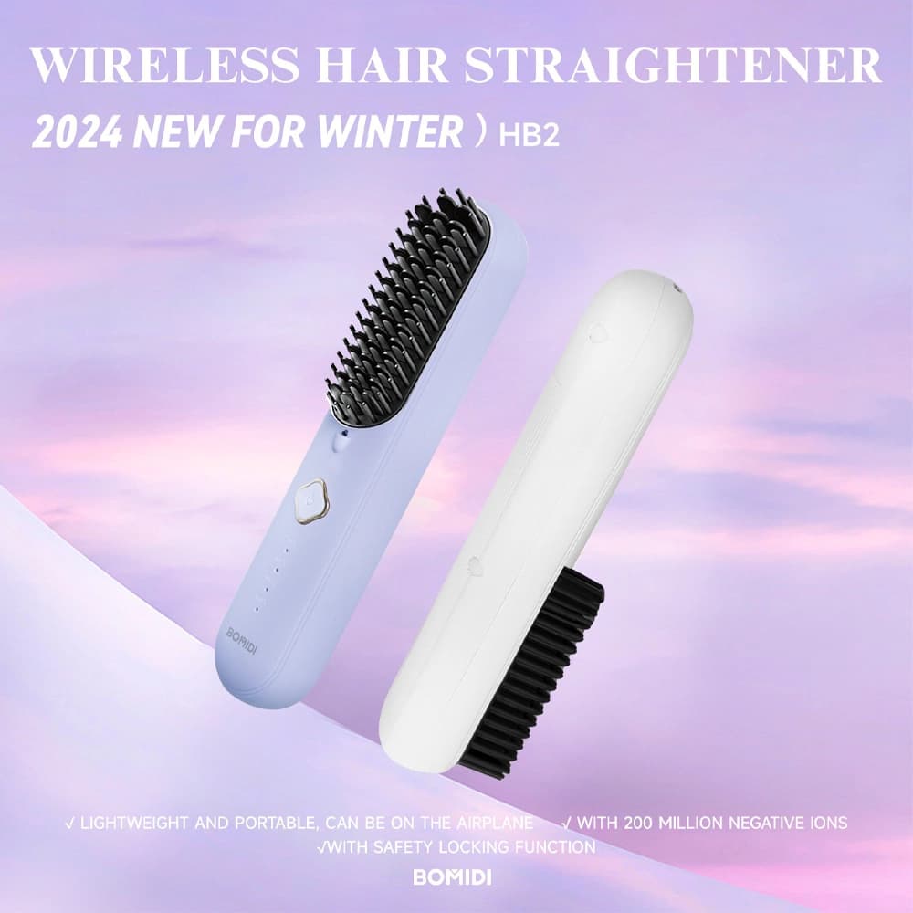 برس حرارتی شیائومی مدل Bomidi Wireless Hair Straightener HB2 — تصویر ۷