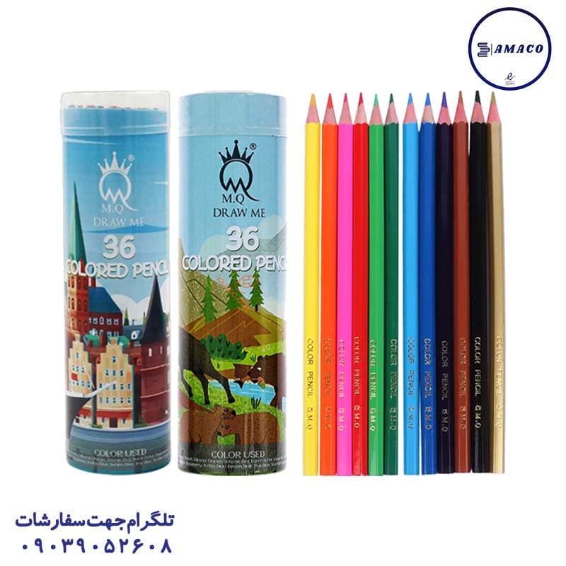ام کیو – مداد رنگی 36 استوانه