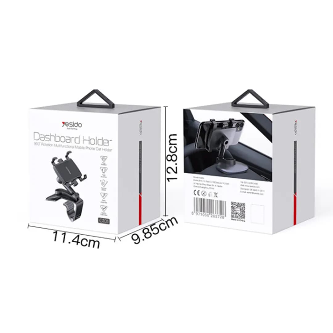 پایه نگهدارنده گوشی یسیدو مدل Yesido Dashboard Holder C101 — تصویر ۲