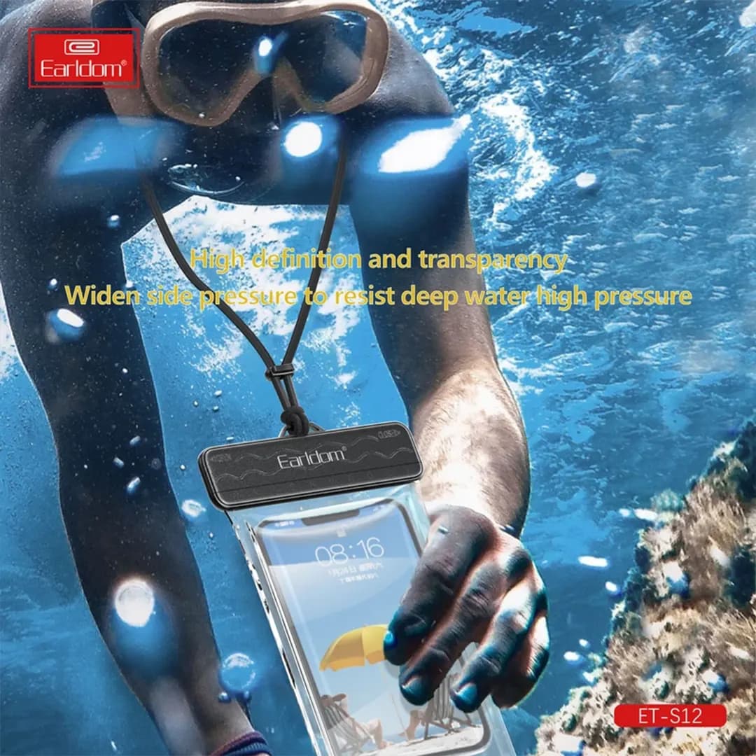 کاور ضدآب ارلدام مدل Earldom waterproof phone pouch ET-S12 — تصویر ۶