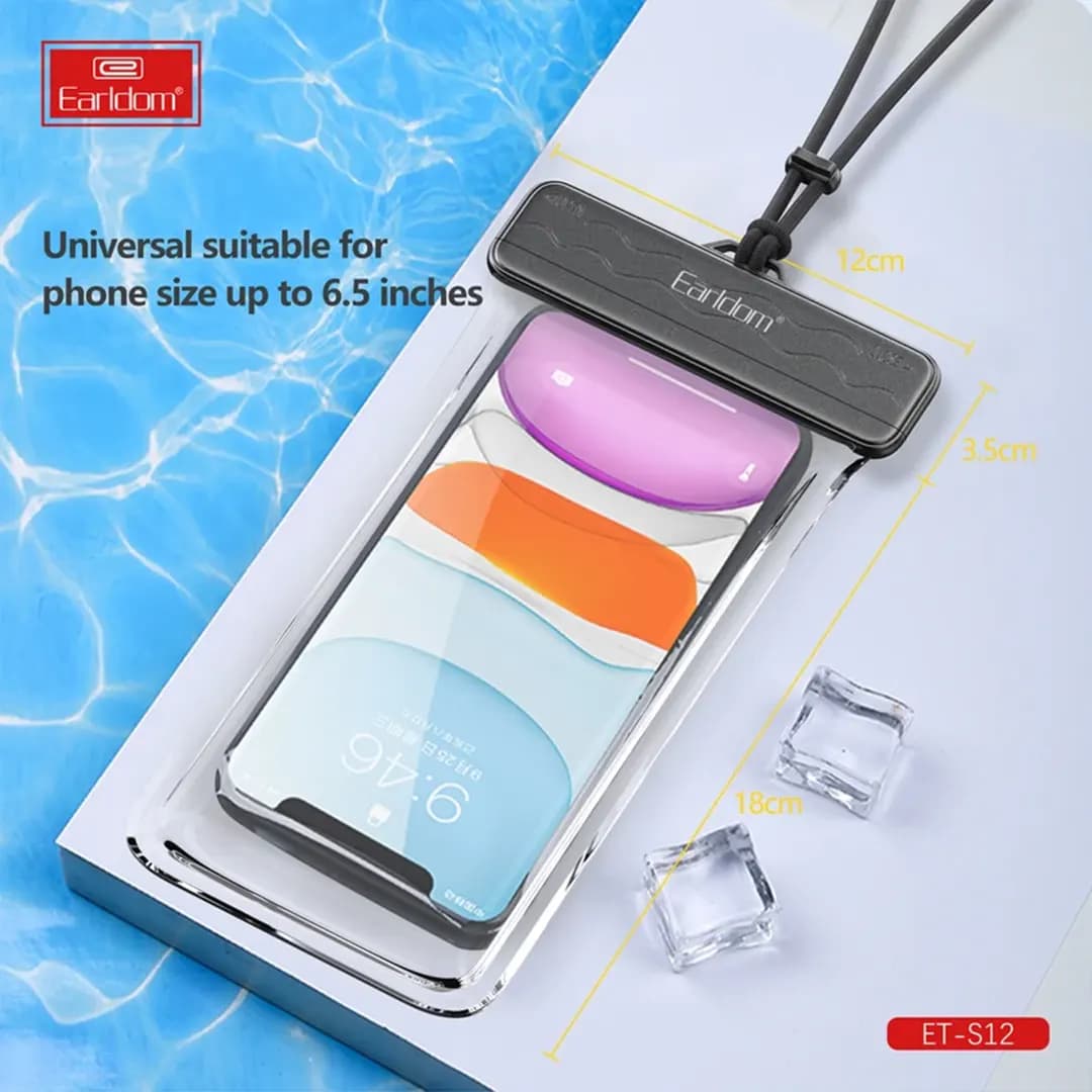 کاور ضدآب ارلدام مدل Earldom waterproof phone pouch ET-S12 — تصویر ۳