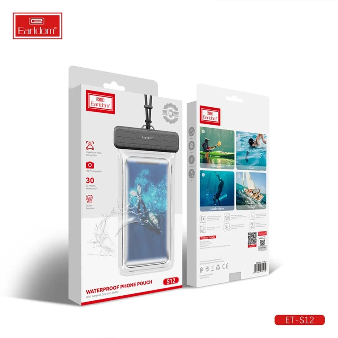 کاور ضدآب ارلدام مدل Earldom waterproof phone pouch ET-S12 — تصویر ۲