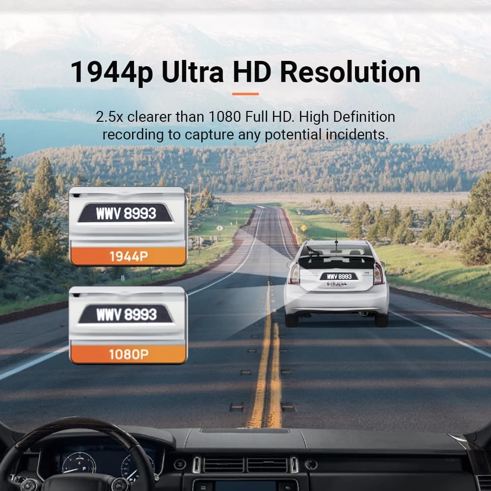 دوربين ماشين شیائومی مدل 70mai Dash Cam M500 — تصویر ۲