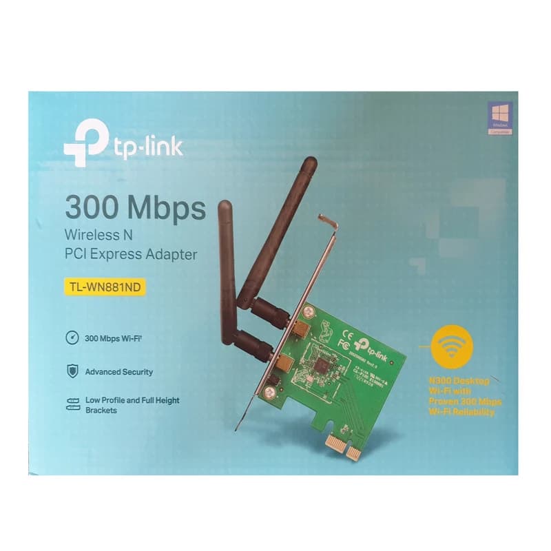 کارت شبکه بی سیم PCI Express تی پی-لینک مدل TL-WN881ND — تصویر ۴