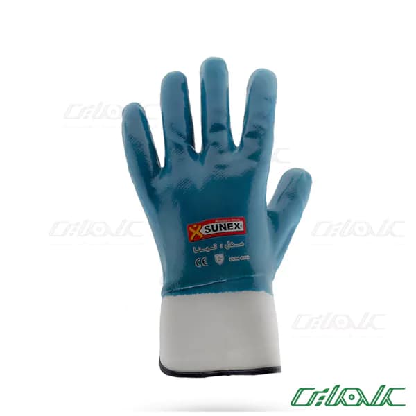 دستکش ایمنی نیتریل سانکس مدل N1606 — تصویر ۳