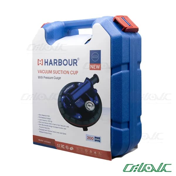 قاپک سنگ و شیشه پمپی گیج دار هاربر مدل H200DG — تصویر ۵