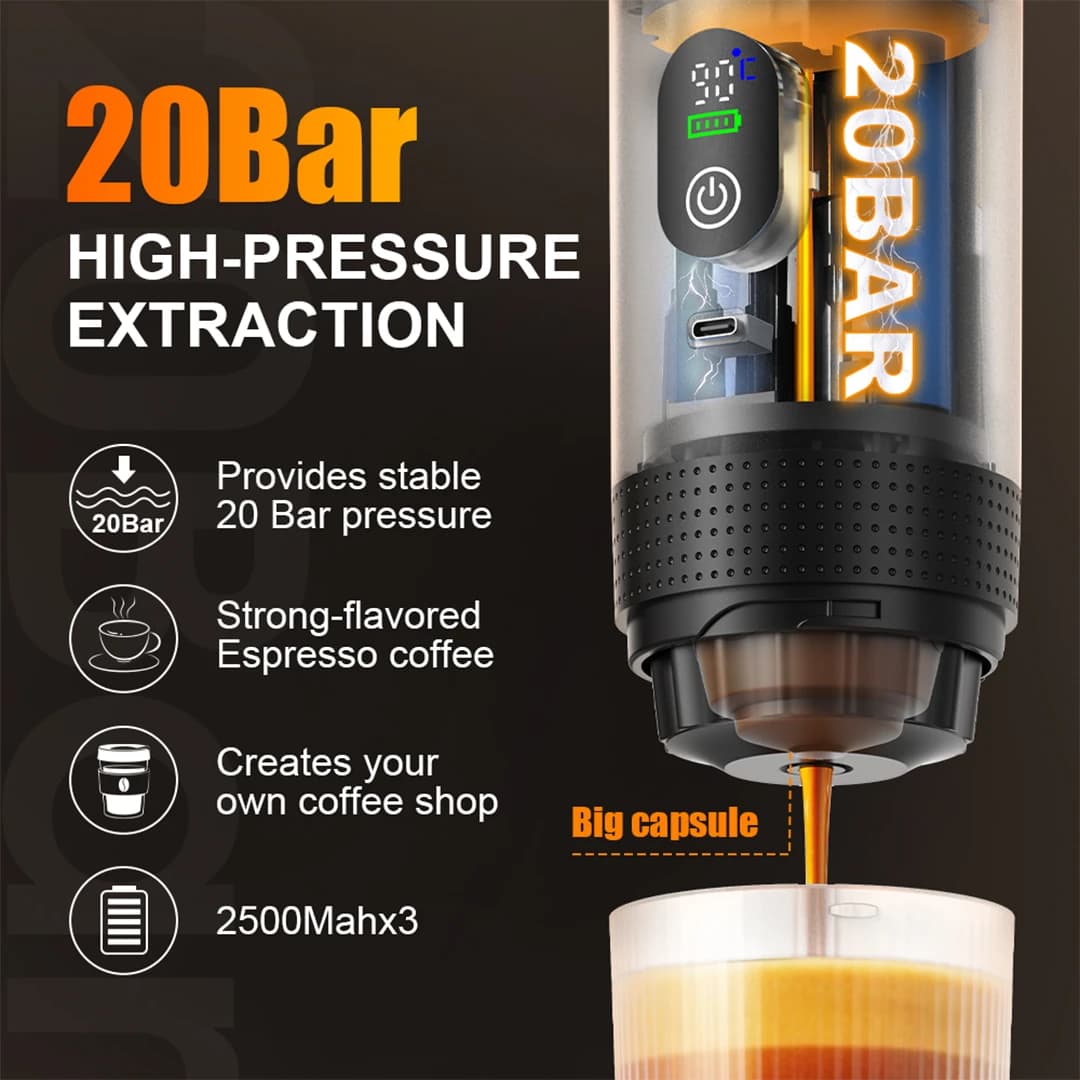 اسپرسوساز سفری لپرسو مدل Lepresso KF-JN-02 Pro — تصویر ۸