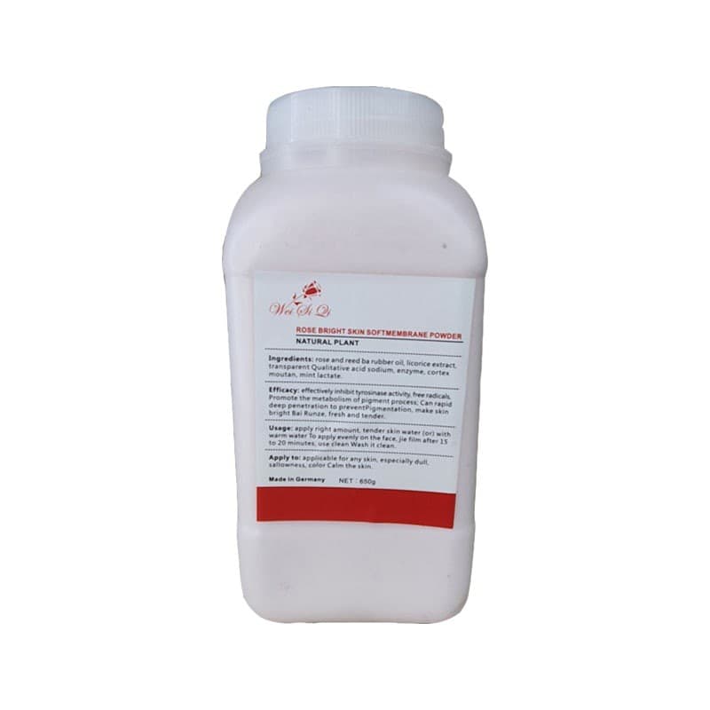 ماسک پودری هیدروژلی گل رز آبرسان و روشن کننده 650 گرمی آلمانی — تصویر ۴