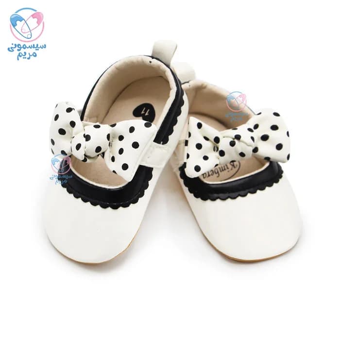پاپوش روبند خال خال مشکی مستر شوز Mr Shoes — تصویر ۲