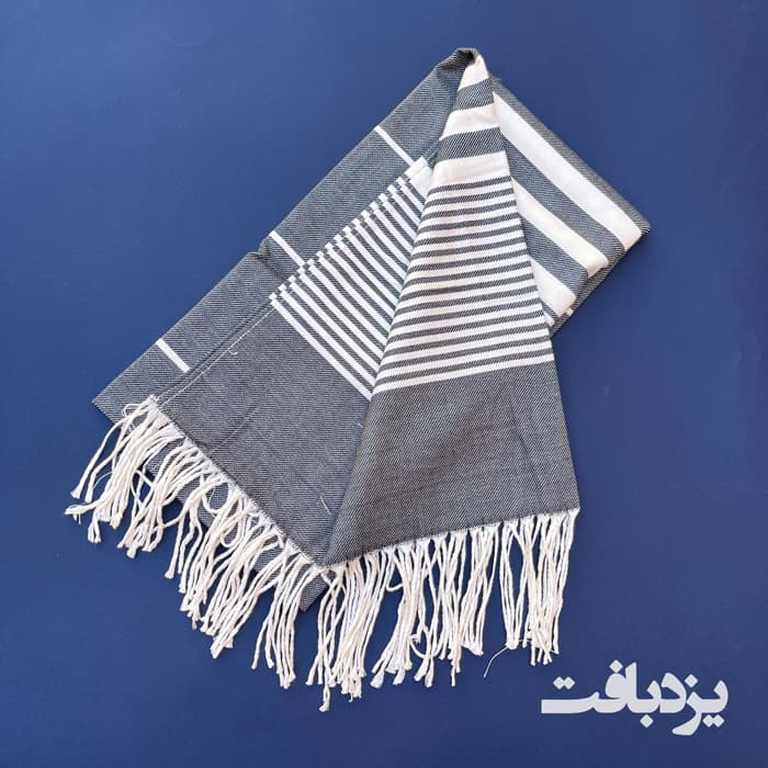 حوله باشگاهی نخی یزدی رنگ طوسی