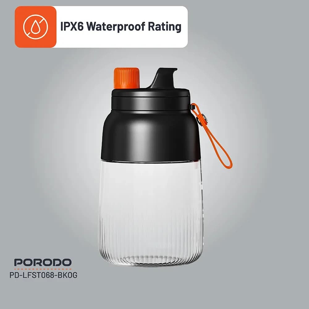 مخلوط کن قابل حمل پرودو مدل Porodo Lifestyle Blend & Sip Portable Blender PD-LFST068-BKOG — تصویر ۴