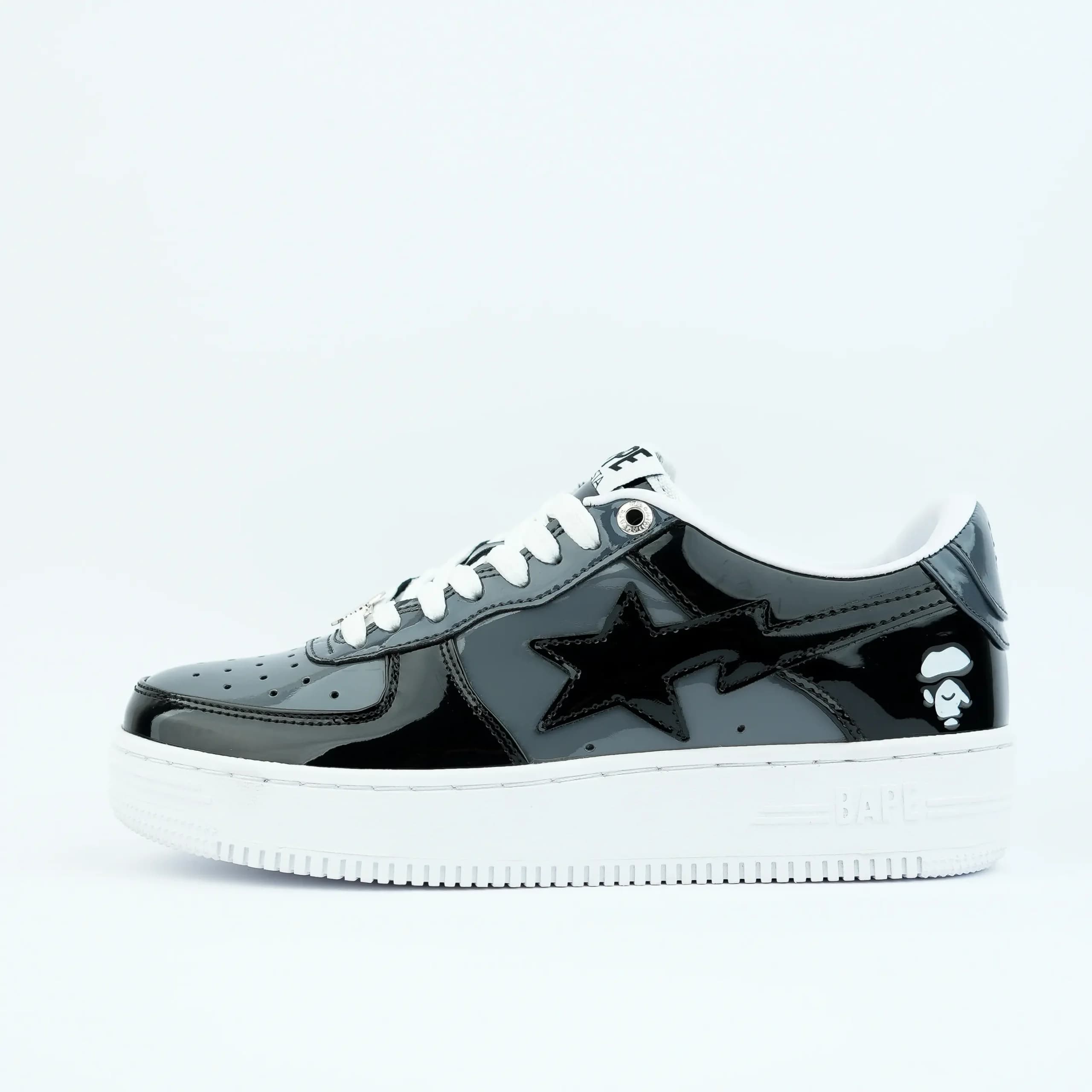 کفش بیپ طوسی مشکی BAPE STA Grey Black