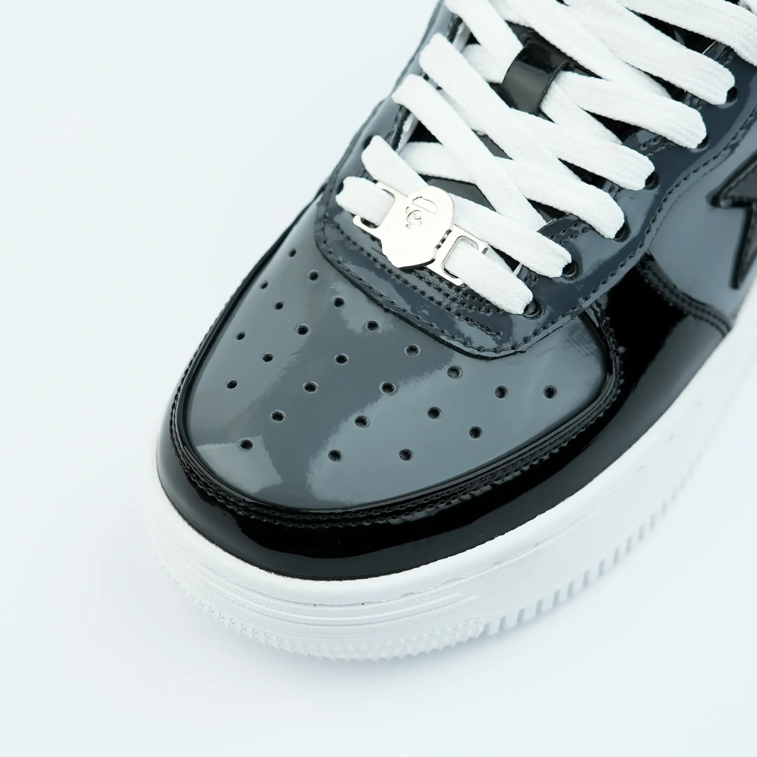 کفش بیپ طوسی مشکی BAPE STA Grey Black — تصویر ۲