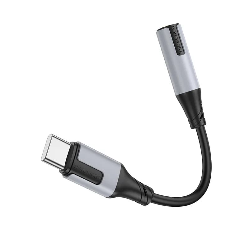 مبدل OTG USB-C به AUX 3.5mm بروفون Borofone مدل BV19 (پشتیبانی میکروفون) — تصویر ۶