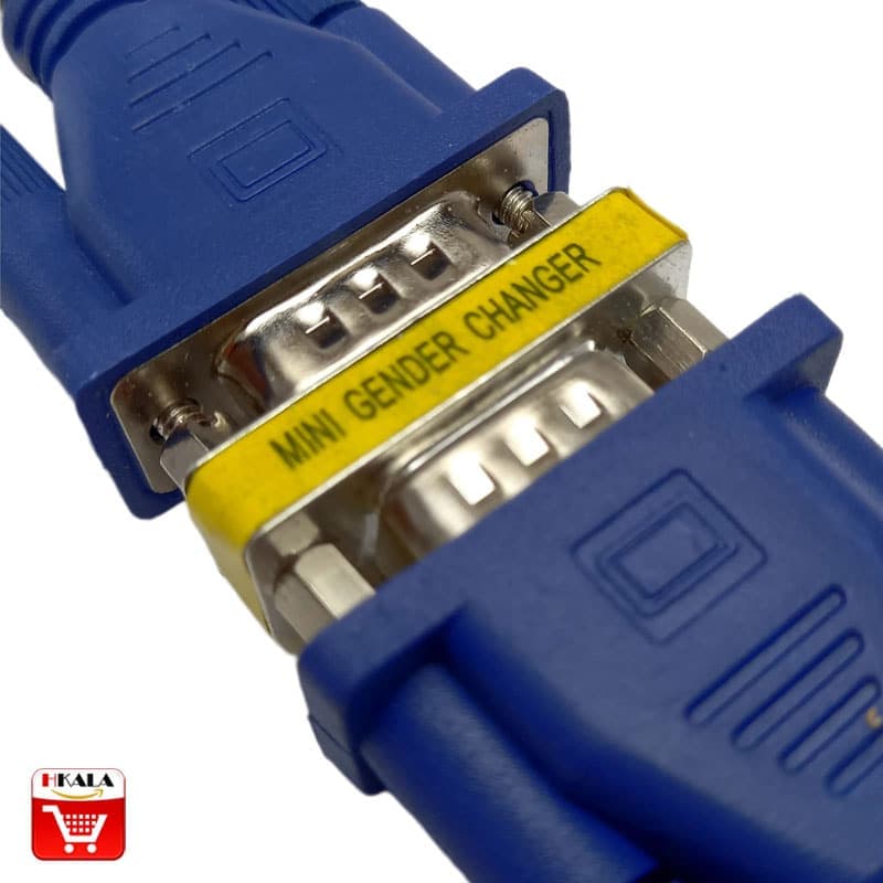 تبدیل VGA دو سر مادگی | رابط افزایش طول و اتصال دو کابل VGA — تصویر ۲