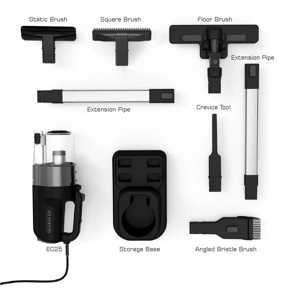 جاروبرقی الاکسو مدل Eluxgo Corded Vacuum Cleaner EC25 — تصویر ۲