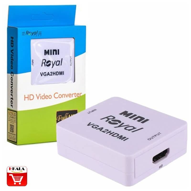 مبدل (تبدیل) HDMI به VGA برند MINI ROYAL