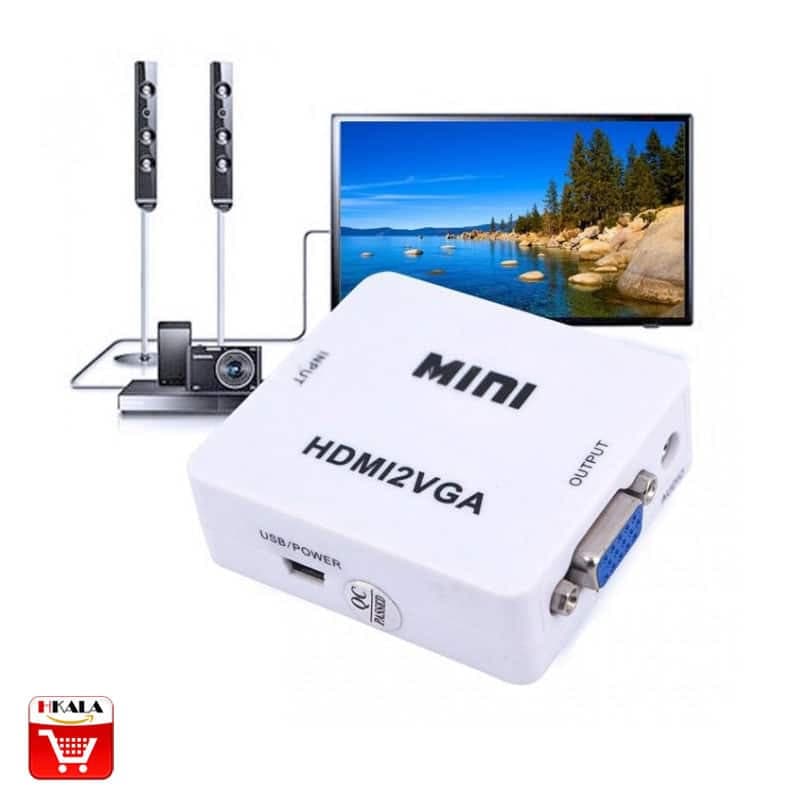 مبدل (تبدیل) HDMI به VGA برند MINI ROYAL — تصویر ۴