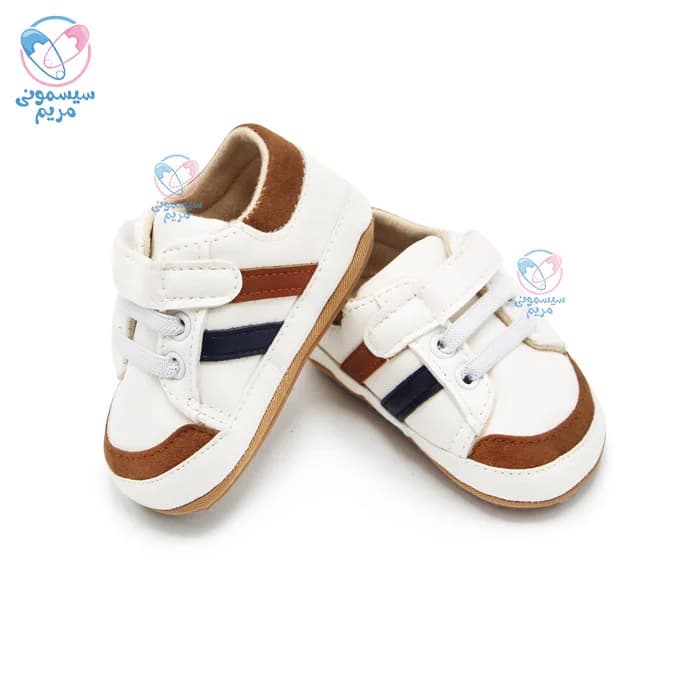 پاپوش بغل دو خط جلو کرم مستر شوز Mr Shoes — تصویر ۲