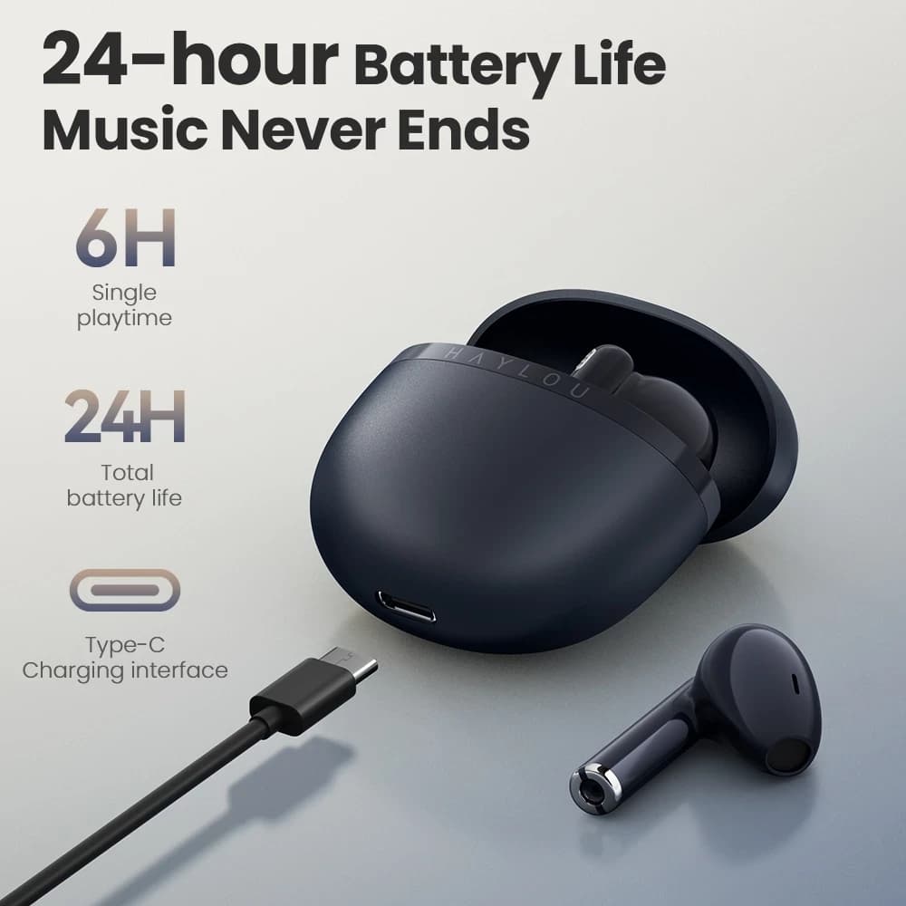 هدفون بلوتوثی شیائومی مدل HAYLOU X1 Plus True Wireless Earphones — تصویر ۷