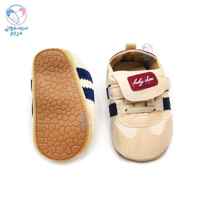 پاپوش بغل دو خط سرمه ای مستر شوز Mr Shoes — تصویر ۳