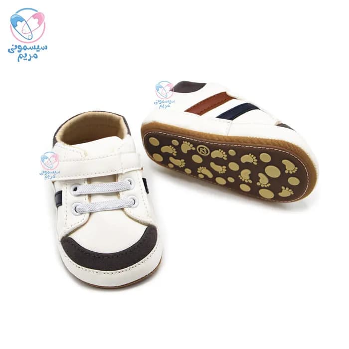 پاپوش بغل دو خط جلو طوسی مستر شوز Mr Shoes — تصویر ۳