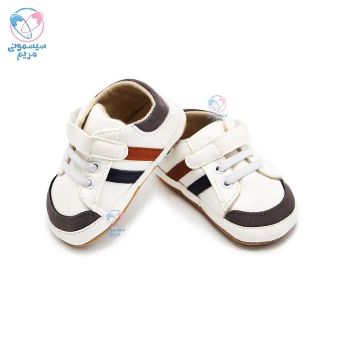 پاپوش بغل دو خط جلو طوسی مستر شوز Mr Shoes — تصویر ۲