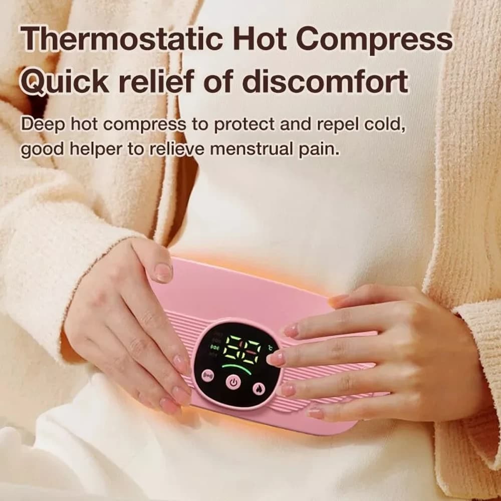 کمربند ماساژور شکم و تسکين دهنده قائدگی بانوان کوزینیون مدل Cosinion Wearable Heating Pad PC3163 — تصویر ۵
