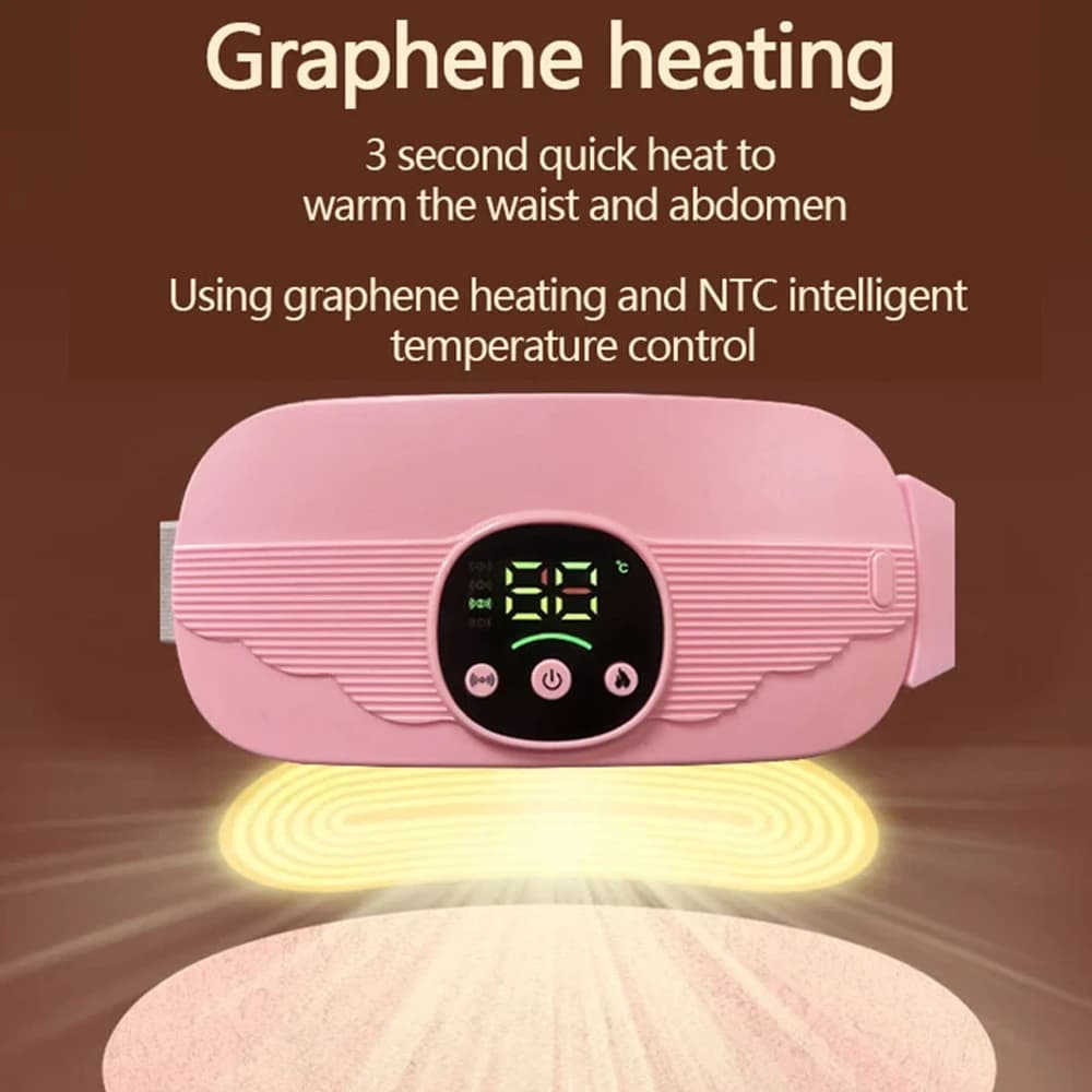 کمربند ماساژور شکم و تسکين دهنده قائدگی بانوان کوزینیون مدل Cosinion Wearable Heating Pad PC3163 — تصویر ۴
