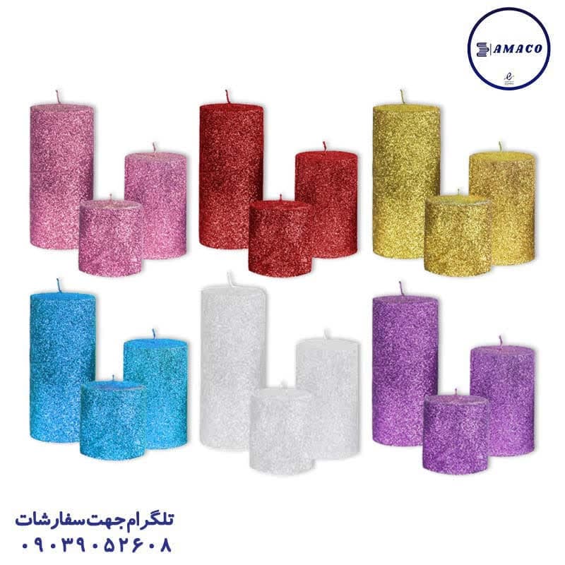 تولد – شمع استوانه 3 سایز اکلیلی