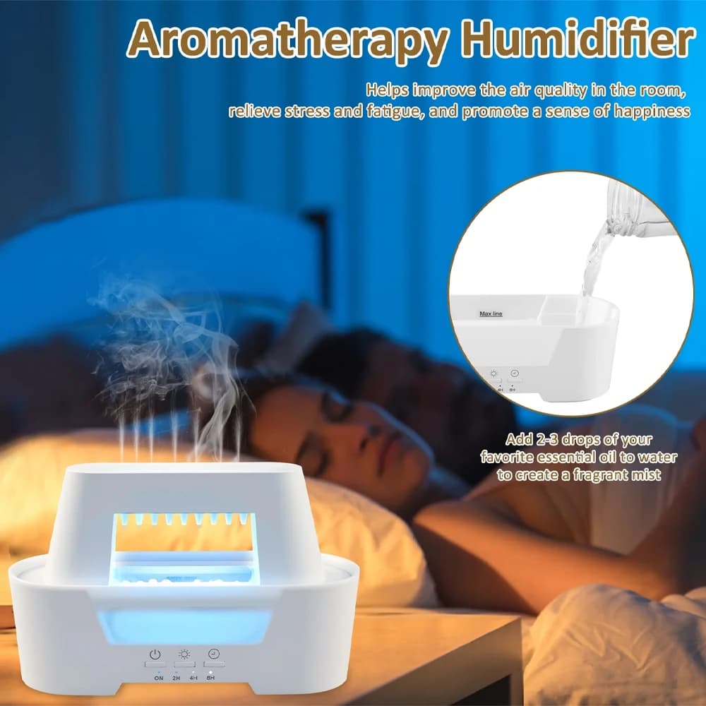 دستگاه رطوبت ساز او ای ام مدل Raindrop Aromatherapy Machine V58 — تصویر ۳