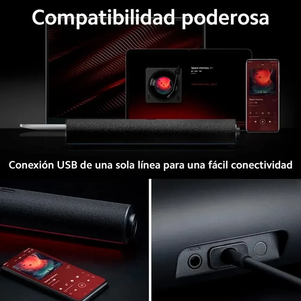 ساندبار کامپیوتر شیائومی مدل Xiaomi Desktop Speaker ASB02G — تصویر ۳