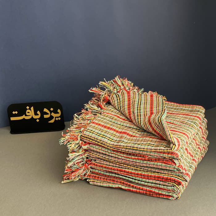 رومیزی سنتی زرتشتی گره دار ابعاد یک متر در یک متر بسته 5 تایی