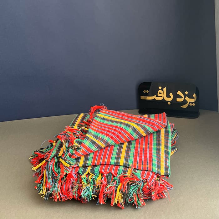رومیزی سنتی خدکی گره دار ابعاد یک در یک بسته 10 تایی — تصویر ۲