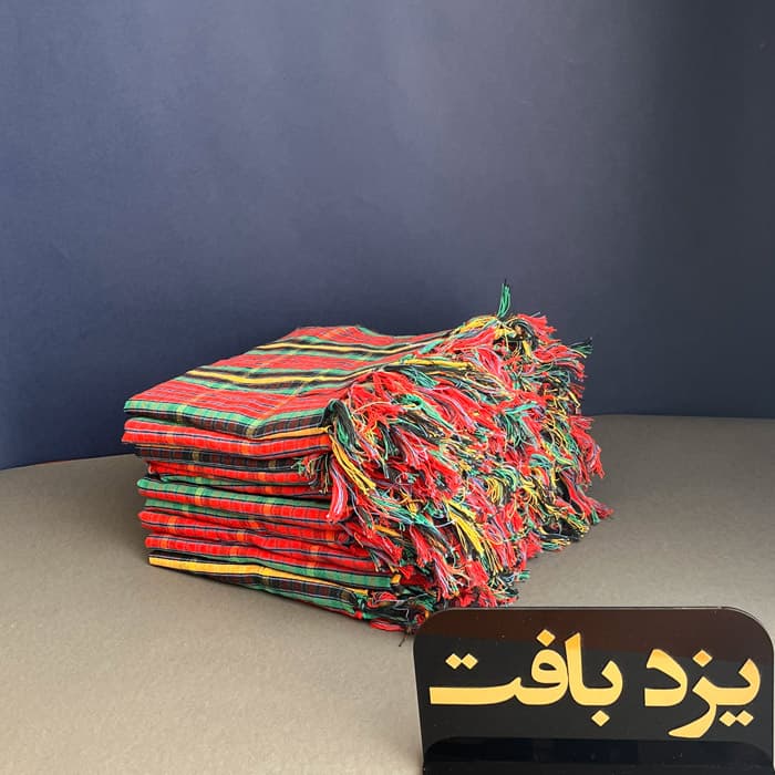 رومیزی سنتی خدکی گره دار ابعاد یک در یک بسته 10 تایی — تصویر ۳