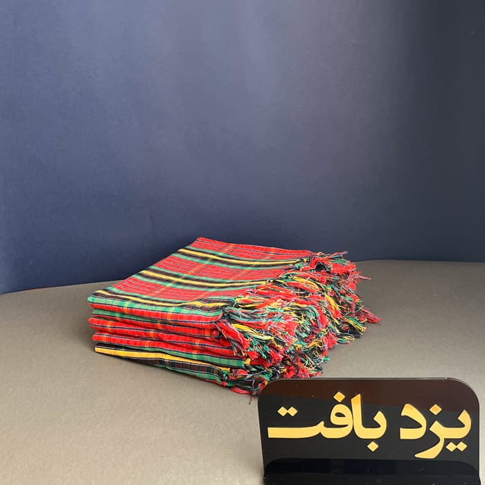 رومیزی سنتی خدکی گره دار ابعاد یک در یک بسته 5 تایی — تصویر ۳