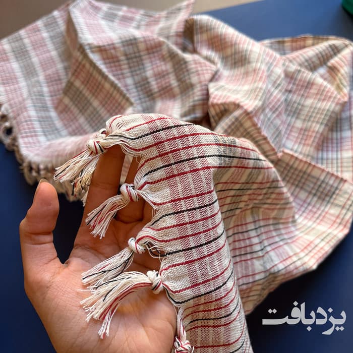 بسته 5 تایی رومیزی سنتی پیرا گره دار ابعاد یک در یک — تصویر ۲