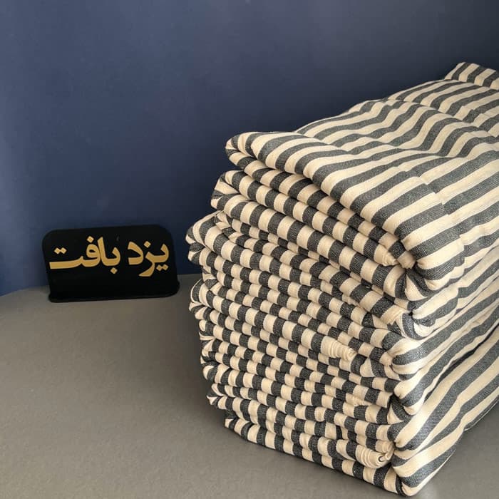 سفره نان عمده نخی یزدی راه راه پهن بسته 50 تایی