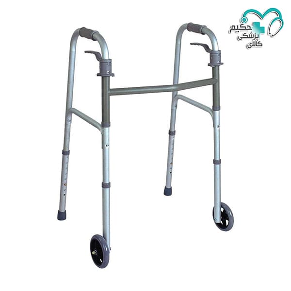 واکر تاشو قابل تنظیم چرخدار
