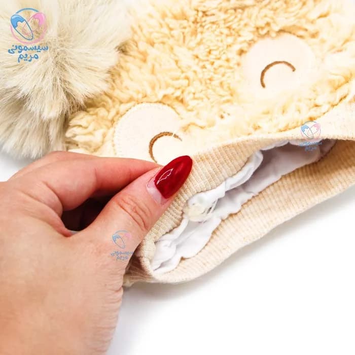 کلاه تدی خرس پوم دار پاپو Papo Leo 3023 — تصویر ۲